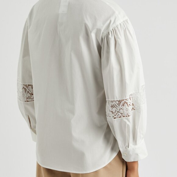 WEEKEND MAX MARA  ! Lace-Trim Shirt (US6) - Picture 2 of 10